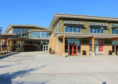 Lynden Middle School - Exterior of Commons