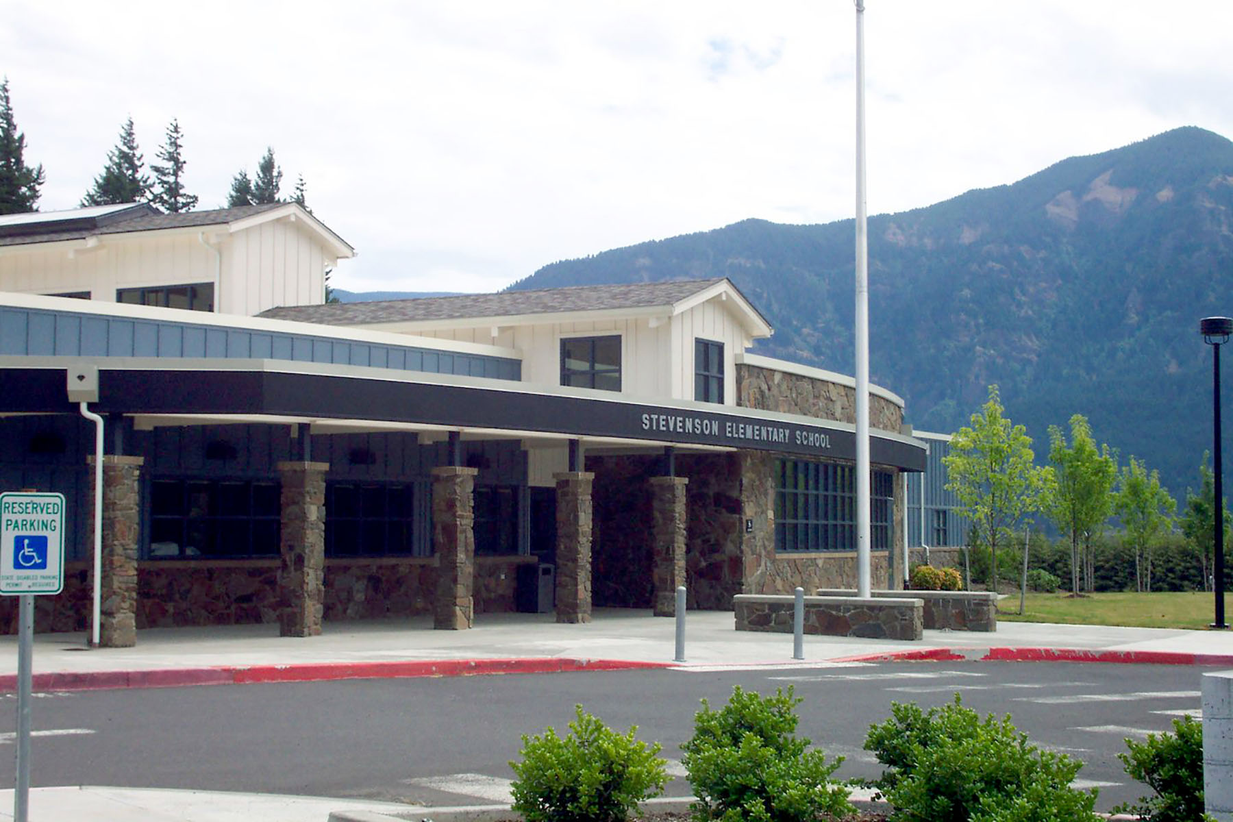 Stevenson Elementary School – Exterior Main Entrance